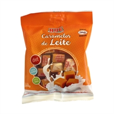 Caramelo de Leite Diet Hué- Pacote 100g
